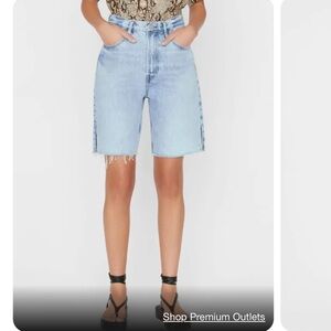 Frame 100% cotton Bermuda Jean shorts